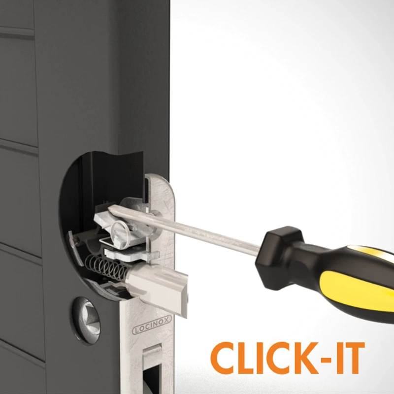 Locinox FORTYLOCK insteekslot - 22 mm doornmaat - Voor profielen vanaf 40 mm