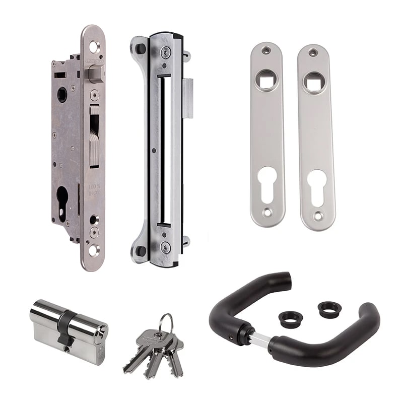 Locinox FIFTYLOCK Set – Met Insteekslot, 3006B-H Klinkstel, Cilinder ...