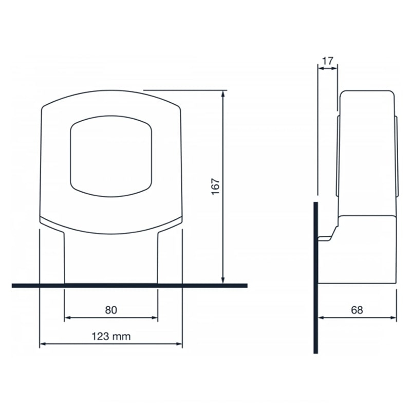 Fadini ZERO.L led flitslicht - Oranje - Met geïntegreerde antenne - 230V/24V AC/DC