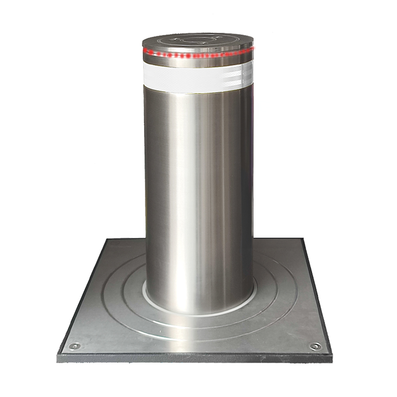 Benito hydraulische bollard - Ø220 - 6mm - 600mm - RVS 304 - LED