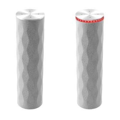 Benito vaste bollard - Ø220 - 800mm - Versterkt beton - Wave finish-min