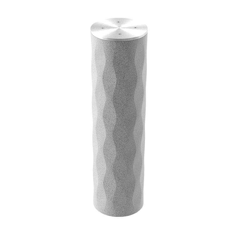 Benito vaste bollard - Ø220 mm - 800 mm - Versterkt beton - Wave finish - geen afwerking